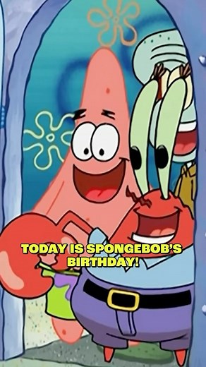 SpongeBob SquarePants on Instagram: "it’s your favorite Sponge’s BIRTHDAY!!! wish this pop culture icon a happy birthday 💛 bring the family, friends & all goofy goobers to celebrate the 25th anniversary with SpongeBoy Me Boy! #SpongeBob25"
