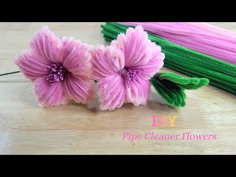 DIY Tutorial Flowers ! How to make flowers by handmade using pipe cleaner ?