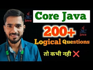 Core Java With 200+ Logical Questions 🔥 | One Shot 😱 | Crack 10 LPA Today 😳 | aadiandjava