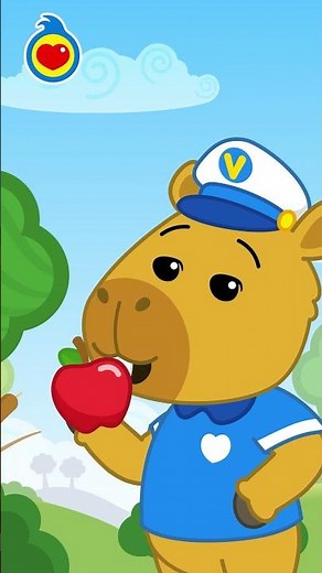 CAPIVARA ☺️ #shortinfantil #músicainfantil #heróidocoração