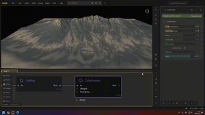 地表最强地形软件Gaea2.2国语教程1-通过山脉的叠加产生特殊造型
