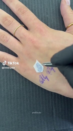 Adorable Fine Line Tattoos for Your Child's Name
