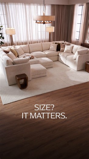 Size? It matters. From small and snug to big and cozy, create the perfect Nest sofa to fit your space, your family, your life. Plus choose from over 65 fabrics to really Make It You. Shop the Nest: http://spr.ly/6181lzf6D | American Signature Furniture