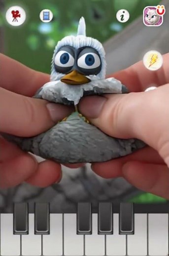 Talking larry screaming in bloody murder