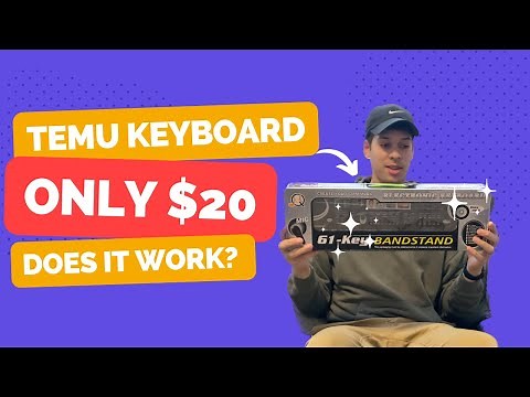 The Cheapest Keyboard Piano From Temu: My Honest Review