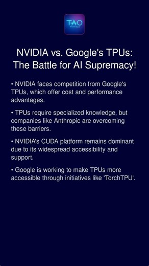 NVIDIA vs. Google's TPUs: The Battle for AI Supremacy!