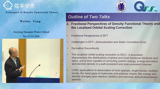 Principles of Density Functional Theory. Weitao Yang