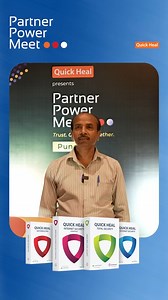 A partnership that’s grown stronger for 27 years. In his byte, he shared how his journey with Quick Heal has been consistently excellent — built on trust, performance, and evolution. With Version 26, powered by AI and enhanced security features, that legacy now steps confidently into the future. Because when trust lasts decades, innovation has a strong foundation. 🔐✨ . . ([Quick Heal partner journey, 27 years with Quick Heal, Quick Heal Version 26, AI powered cybersecurity India, partner power 