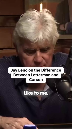 Jay Leno on the Difference Between Letterman and Carson #cartok #podcast #jayleno #cars #carsoftiktok #classiccars #garage
