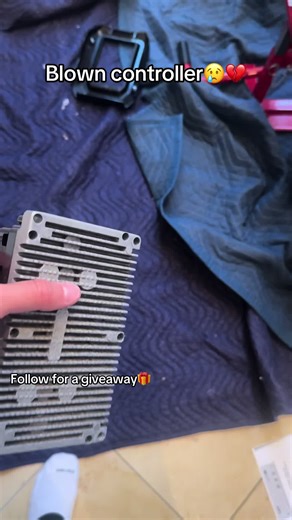 End of era for now, at least till i get a new one #brokenbike #yozma #controller #electricbike #fyp