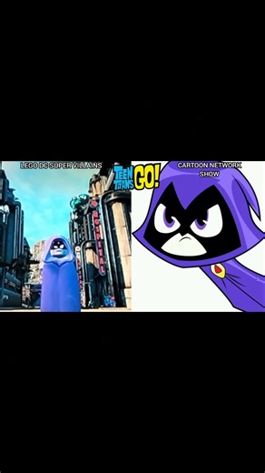 Comparision for TEEN TITANS GO! Lego DC super villains vs TEEN TITANS GO! Cartoon network show 😎🔥🤩
