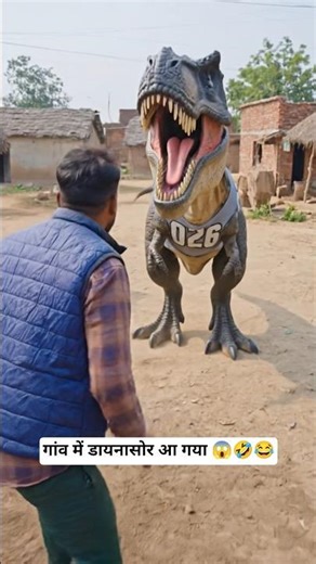 chintu chinki ki comedy ! chunni mein ! cow video ! ssuraj wala tiktok #shortsfeed #dinosaur #shorts