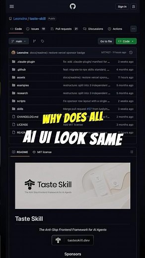 taste-skill: The Anti-Slop Frontend Framework for AI Agents