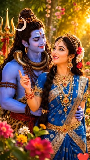 Shiv Parvati | Divine Love & Blessings Forever | Status #Shorts #mahadev #bholenath #shivji