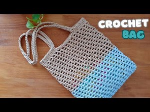 Step by step How to Crochet Net Bag | Crochet Tote Bag | Vivi Berry Crochet