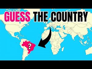 Guess the Country on the Map | Can You Name All 50 Countries?