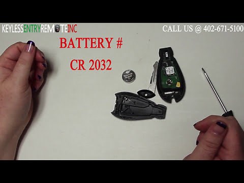 How To Replace A 2008 - 2014 Dodge Challenger Key Fob Battery FCC ID: IYZ-C01C