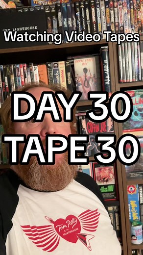 Exploring a Vintage Movie Collection with VHS Tapes
