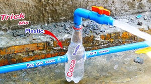 874K views · 6.8K reactions | Amazing idea to fix PVC pipe with plastic bottle DIY at home easy #PVC #electricity | Teresa Francisca | Facebook