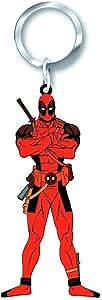 Marvel Deadpool Soft Touch PVC Key Ring Action Figure