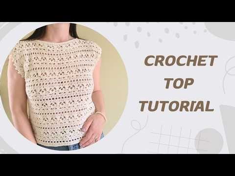 Ira Crochet Top Tutorial | Easy Lace Summer Crochet Top (Free Pattern)