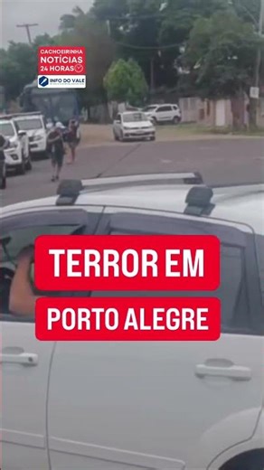 ATAQUE T3RR0R12TA EM PORTO ALEGRE/RS: ÔNIBUS INCENDIADOS, GABINETE DE CRISE DO GOVERNO ACIONADO.