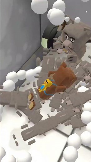 The bear defeated everyone.😱😱#superbearadventure