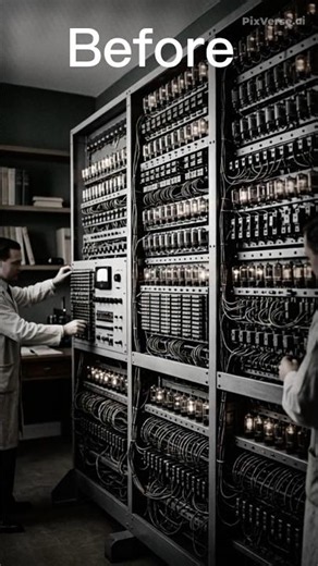Evolution of computer (Then vs Now) from past to future 🖥