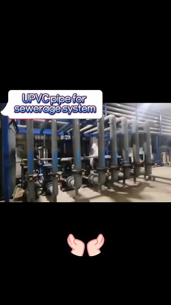 UPVC pipe install for sewerage system #watertreatment #sewerage