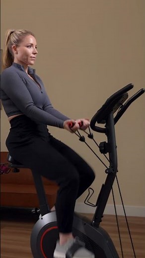 16-Level Magnetic Resistance Upright Bike | Sunny Health & Fitness