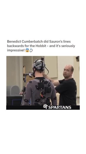 Science Art History Nature on Instagram: "Benedict Cumberbatch, who voiced Sauron and performed motion capture for Smaug in The Hobbit trilogy, went to extreme lengths to perfect his performances. For Sauron’s scenes, he reportedly recorded his lines backwards to give the character’s voice an eerie, otherworldly quality that sounded ancient and unnatural. This technique helped create the deep, distorted effect heard when Sauron speaks in the films. Cumberbatch, known for his intense dedication t