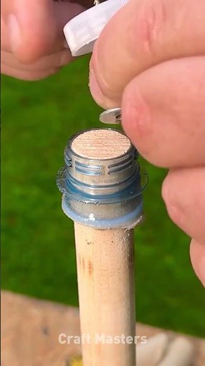 Making a clothes hanger from unusual materials