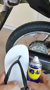 VIP Tutorial Sandel a Motorcycle Tires Clean like With Wd 40! Viral Tip 🩴🩴🩴🩴🩴🩴👡👡👡 #VIP #sandals #WD40 #tires #motorcycletires #clean #motorcycle #motors #parte903 | Igor Mendes