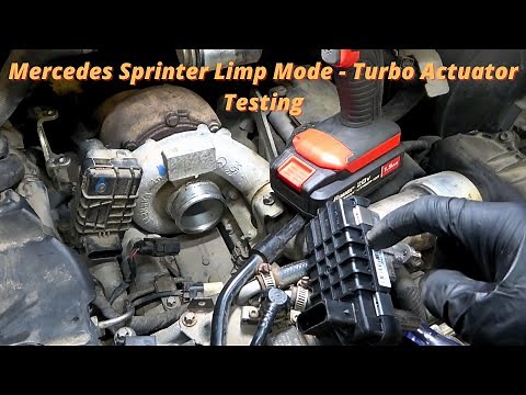 Mercedes / Dodge Sprinter Boost Pressure Regulator Control Positioner Error - Turbo Actuator Testing