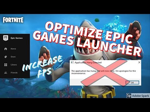 Optimize Epic Games Launcher for Fortnite Season 4 "Boost FPS" (Fix Crashes)*Command Line Arguments*