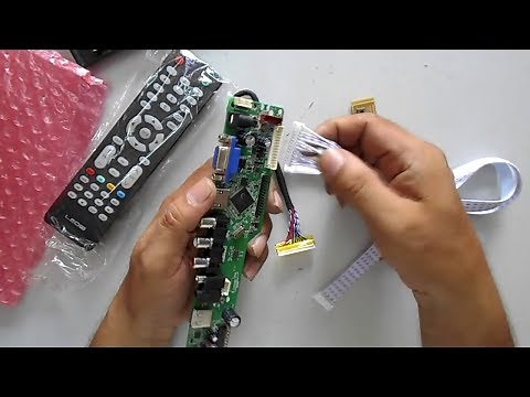 How To Install Universal MotherBoard to Any LED LCD TV Easily
