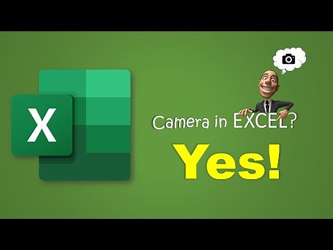 Build an attractive report using Camera function in Excel