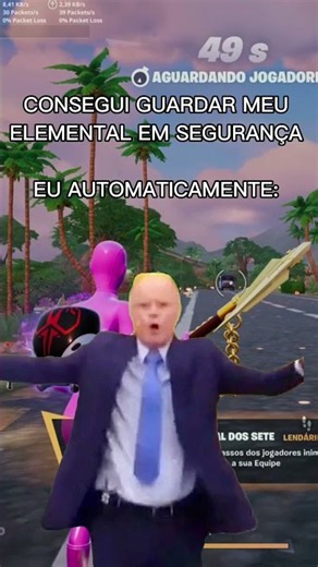 CONSEGUI GUARDAR MEU ELEMENTAL EM SEGURANÇA #fortnite