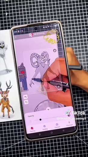 99 Nights In The Forest AR Drawing Tutorial
