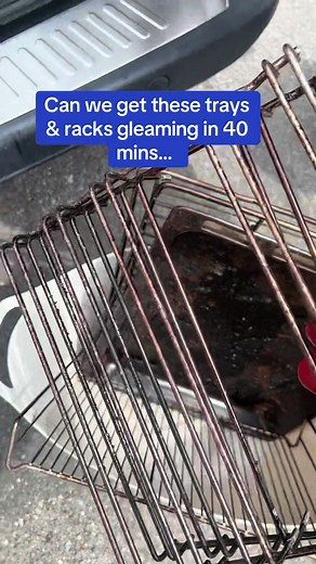 So much easier with a dip tank, get in touch today based in Kent #professionalcleaning #satisfyingvideo #asmrvideo #ovencleaning