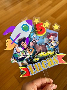 Toy Story Cake Topper, Toy Story Party, Toy Story, Toy Story Topper - Etsy