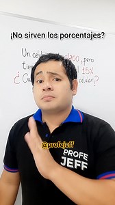 31K views · 320 reactions | Problema de Porcentajes #profejeff #matematica | Profe Jeff | Facebook