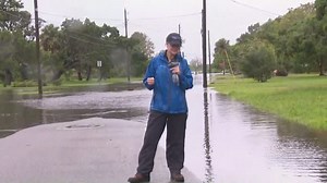 Hurricane Dorian flooding Davis Shores on Anastasia Island in St. Augustine