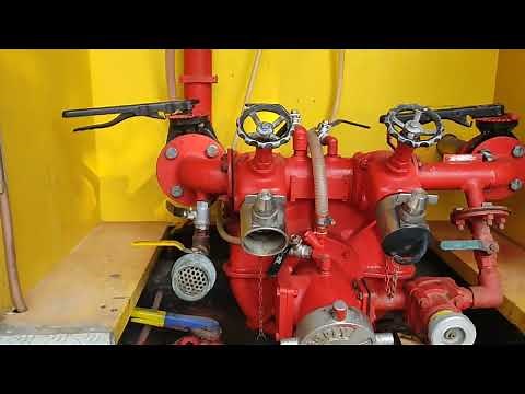How to working fire tender centrifugal pump operation(Fire Safety)