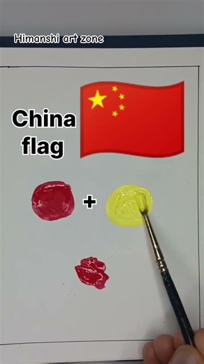 what do mixed flag colors make 🇨🇳 | guess the color #shorts #art #orange #mix #colors #youtube #flag