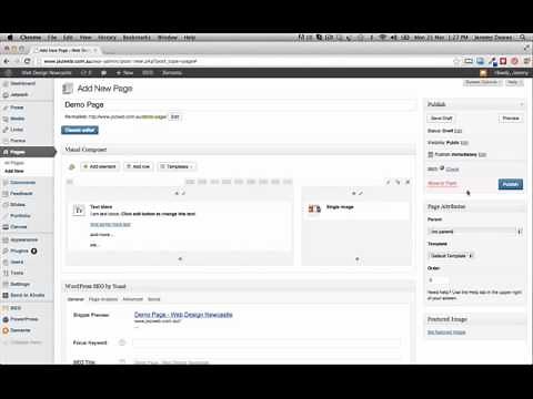 How to make rows and columns on wordpress pages