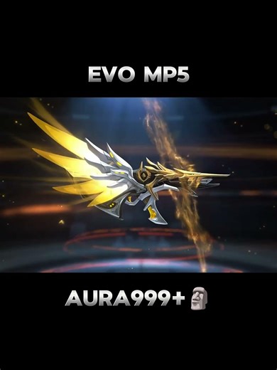 MP5 Evo Skin: AURA 999+ 🗿 | Free Fire New Evo Gun 🔥