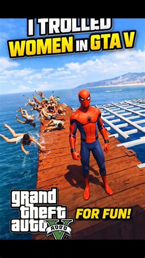 Spider-Man vs NPC: The Ultimate Troll! 🤣🔥 #indianbikedriving3d #gta #gta5 #funnygaming #video