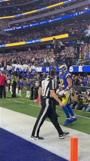 Matthew ➡️ Puka over the shoulder TUDDY 😮‍💨 #nfl #shorts #rams