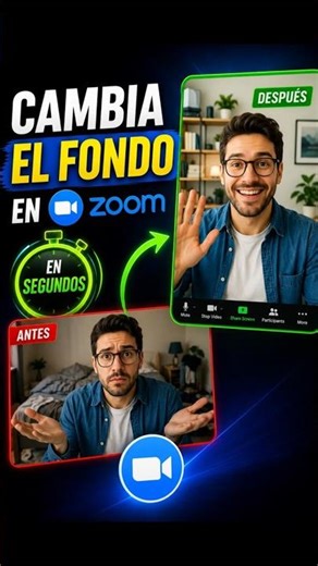 Cómo cambiar el fondo en Zoom 🎥 Reuniones más profesionales
